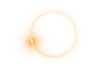 Circle halo light with overlay effect