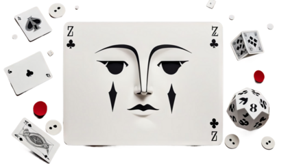 unusual face mysterious card strange character expression enigmatic odd peculiar bizarre unique intriguing captivating puzzling curious uncanny surreal creepy eerie enigma puzzle riddle mystifying