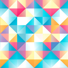 Fototapeta premium Geometric digital art seamless pattern, the design for apply a variety of graphic works