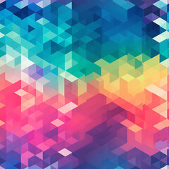 Geometric digital art seamless pattern, the design for apply a variety of graphic works