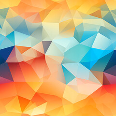 Fototapeta premium Geometric digital art seamless pattern, the design for apply a variety of graphic works