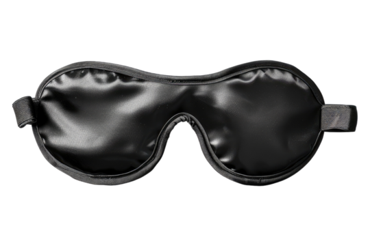 Sleep mask isolated on transparent background