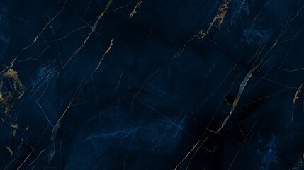 Black marble luxury, dark blue with gold streaks, full focus, website background, design template 