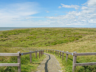 Fototapeta premium Die Insel Ameland in der Nordsee