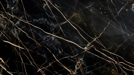 White marble luxury, black with gold streaks, full focus, website background, design template 