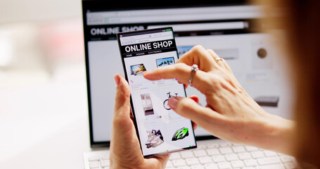 Online Ecommerce Website Store Shopping