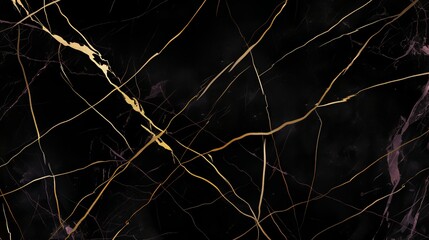 Black marble luxury, pink with gold streaks, full focus, website background, design template