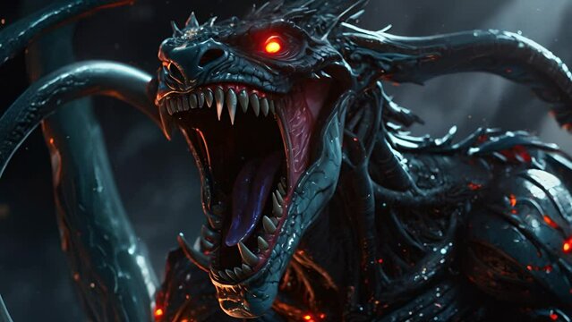 吠える凶暴なモンスター,Generative AI 