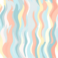 Pastel digital art seamless pattern, the design for apply a variety of graphic works