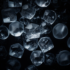 얼음조각 ice cubes