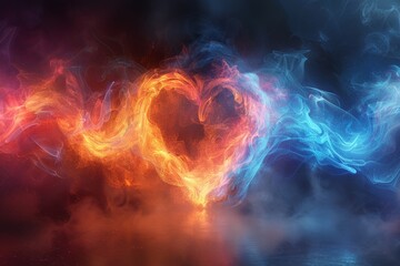 abstract background in colors and patterns for World Heart Rhythm Week