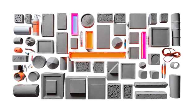dark cement background neon light wall colourful header art blank blue bright concept concrete darkness decorative design empty grunge night old purple retro rough space spotlight stone template