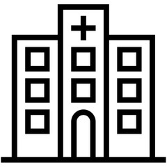 Buildings Outline Icon Pack