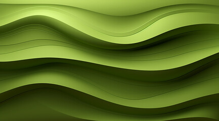 Fototapeta premium Abstract green background with swirling lines or geometric shapes for a modern design