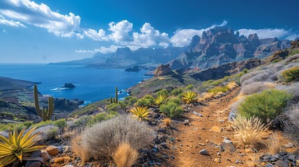 Enormous cliffs in the southern area resemble the landscapes of Gran Canaria or Portugal.