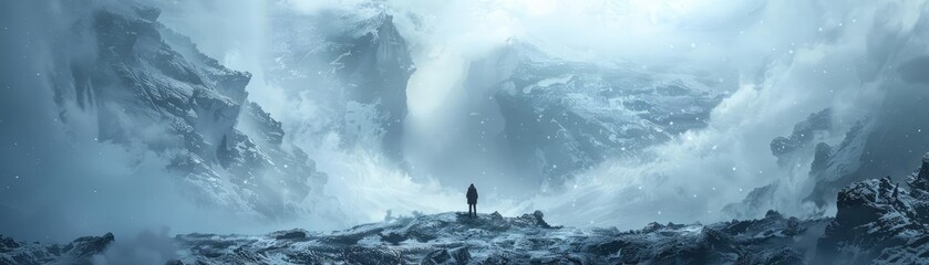 Craft a striking composition with a high-angle perspective