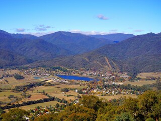 Mount Bogong valley in Victoria Australia