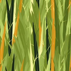 Bamboo digital art seamless pattern, the design for apply a variety of graphic works