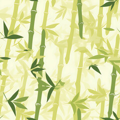 Bamboo digital art seamless pattern, the design for apply a variety of graphic works