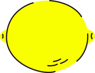 Lemon Flat Illustration