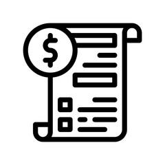 invoice line icon