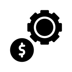 money management glyph icon