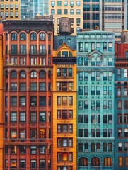 Obraz premium Skyscraper set, white background, high rise, super tall, giant skyscraper collection, apartment, perspective, contemporary, 3D, bank, property, real estate, smart，Contemporary High-Rise Skyscraper 