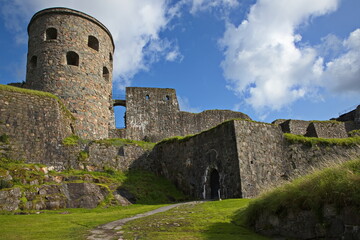Fototapeta na wymiar Bohus Fortress in Kungälv,Bohuslän, Sweden, Europe 