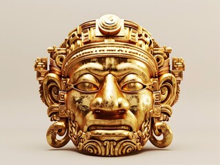 Fototapeta premium Ancient Gold Artifact A Testament to Timeless