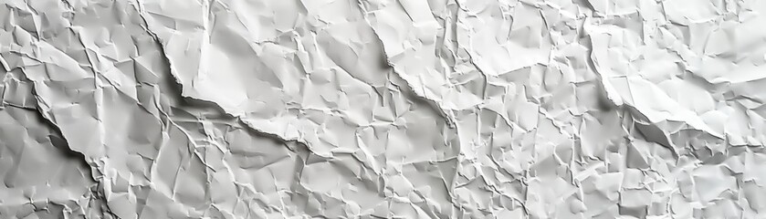 White crumpled paper texture background. Old grunge paper texture.