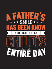 Fathers day t shirt design Vector
