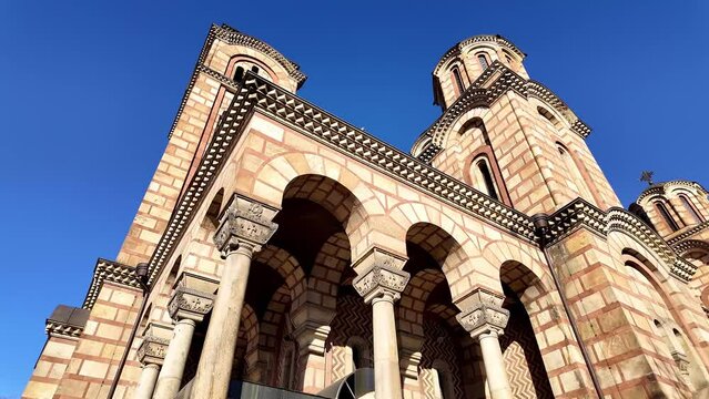 St. Marko church, one of the most famous landmarks in Belgrade, Serbia.	
