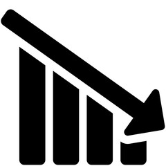 Charts Black Icon Pack