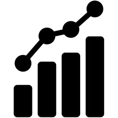 Charts Black Icon Pack