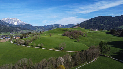Fototapeta premium View from the Alps
