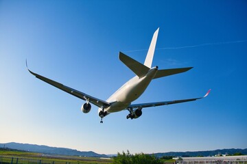 伊丹空港からみた飛行機