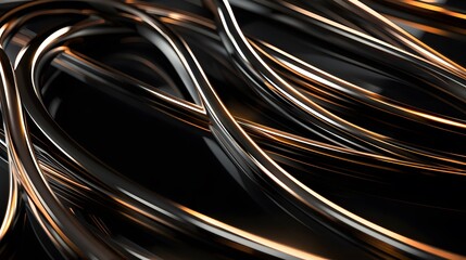 Dramatic close-up of intersecting metal pins with glowing tips in the darkness, creating a striking abstract visual.