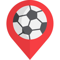 Obraz premium Soccer Colored Icon Sets