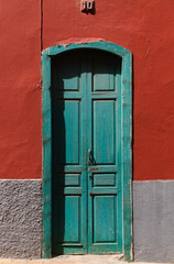 Gran Canaria, old town of Ingenio in south east of the island, architectural details