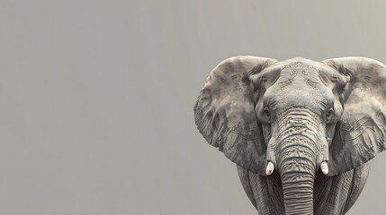 Endangered Species Day. The species most at risk is the Sumatran elephant, with a population of around 2,400-2,800 individuals. - obrazy, fototapety, plakaty
