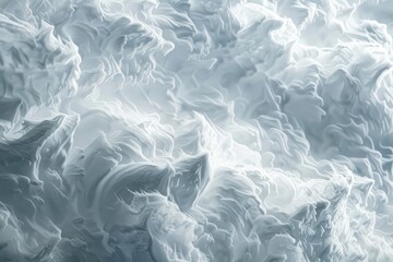Naklejka premium Rolling billows of swirling clouds from dry ice across the bottom even light - generative ai