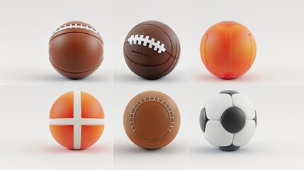 Diverse Array of Sports Spheres
