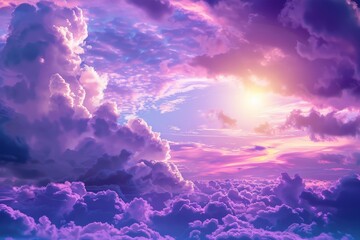  A hazy mountain range featuring trees and vegetation in the foreground and a rose-tinted sky above. Beautiful simple AI generated image in 4K, unique.