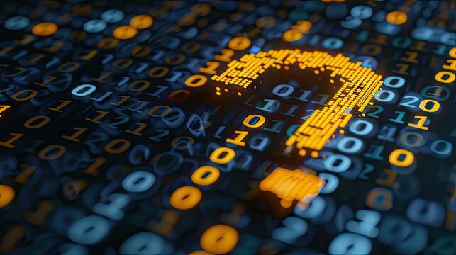 Luminescent Yellow Ribbon Unveiling Complex Numeric Code