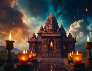 DIWALI BACKGROUND AI GENERATION