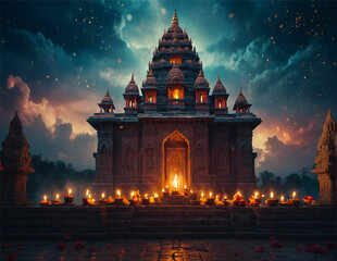 DIWALI BACKGROUND AI GENERATION