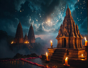 DIWALI BACKGROUND AI GENERATION