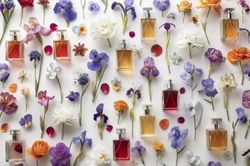Enriching aldehyde adds a feminine touch to the fragrance in the perfume bottle, blending with the essence of spicy scents