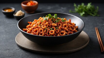 Dakbokkeumtang (spicy braised chicken)