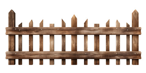 dark brown wooden fence out side the parks PNG